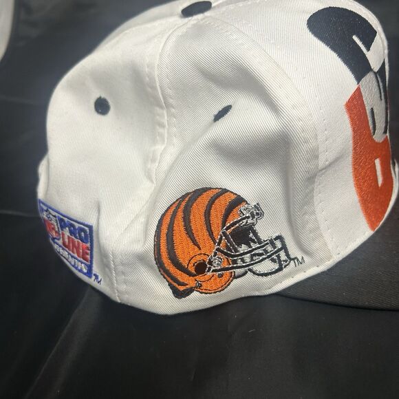 VTG Cincinnati Bengals NFL Pro Line Snapback Hat Cap White Adjustable - Picture 5 of 8